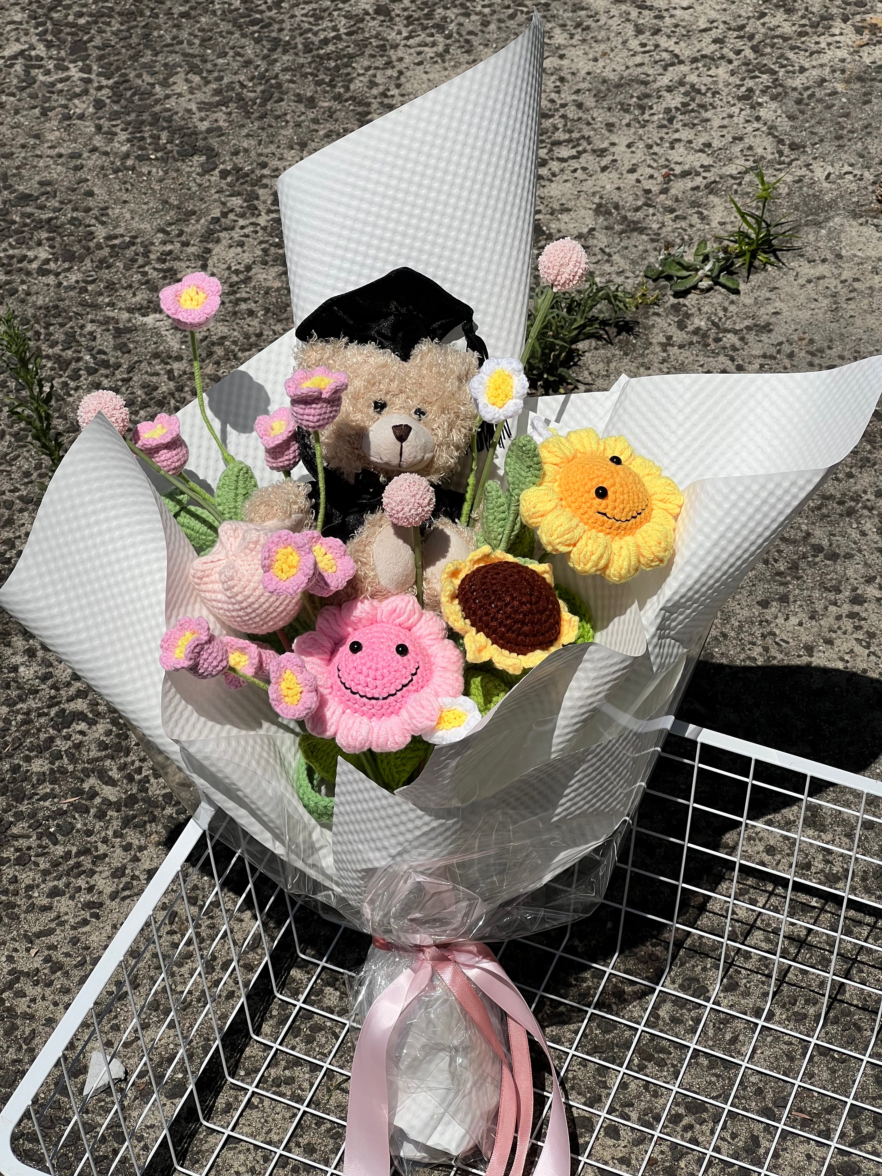 Graduation Crochet Bouquet