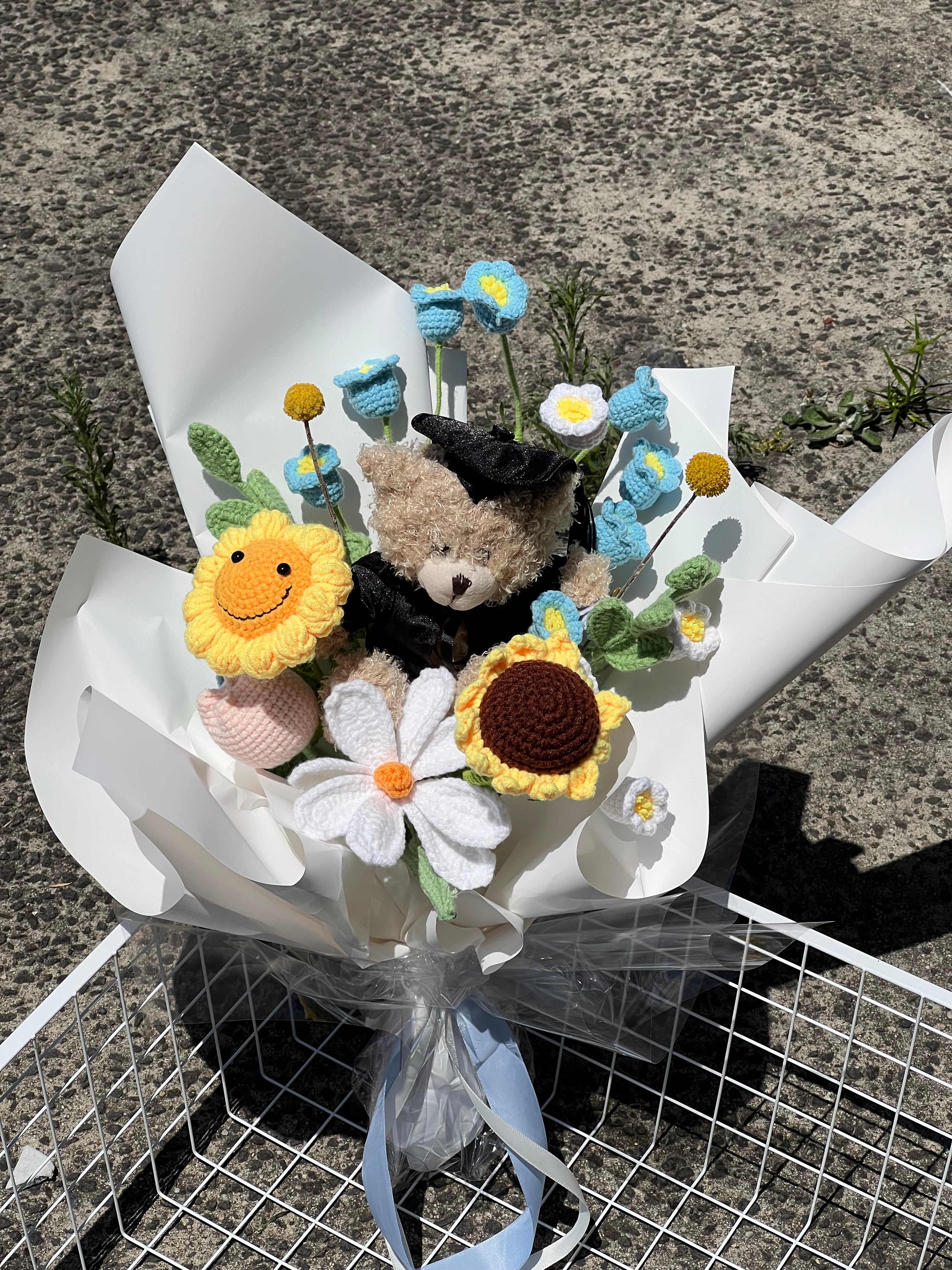 Graduation Crochet Bouquet